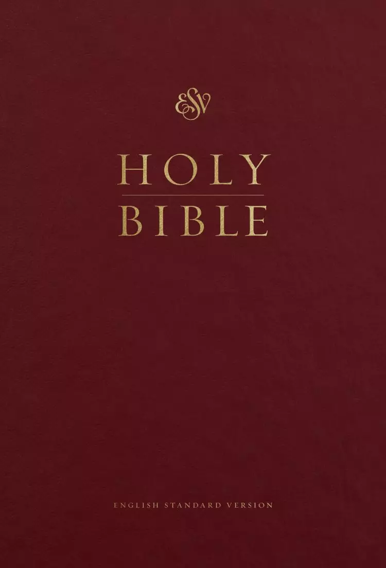 ESV Pew and Worship Bible, Large Print (Hardcover, Burgundy)