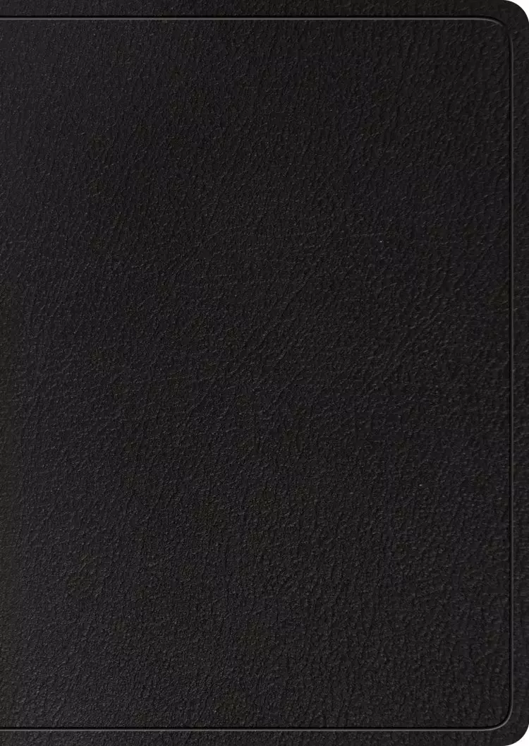 ESV Study Bible, Large Print (Genuine Leather, Black, Indexed)