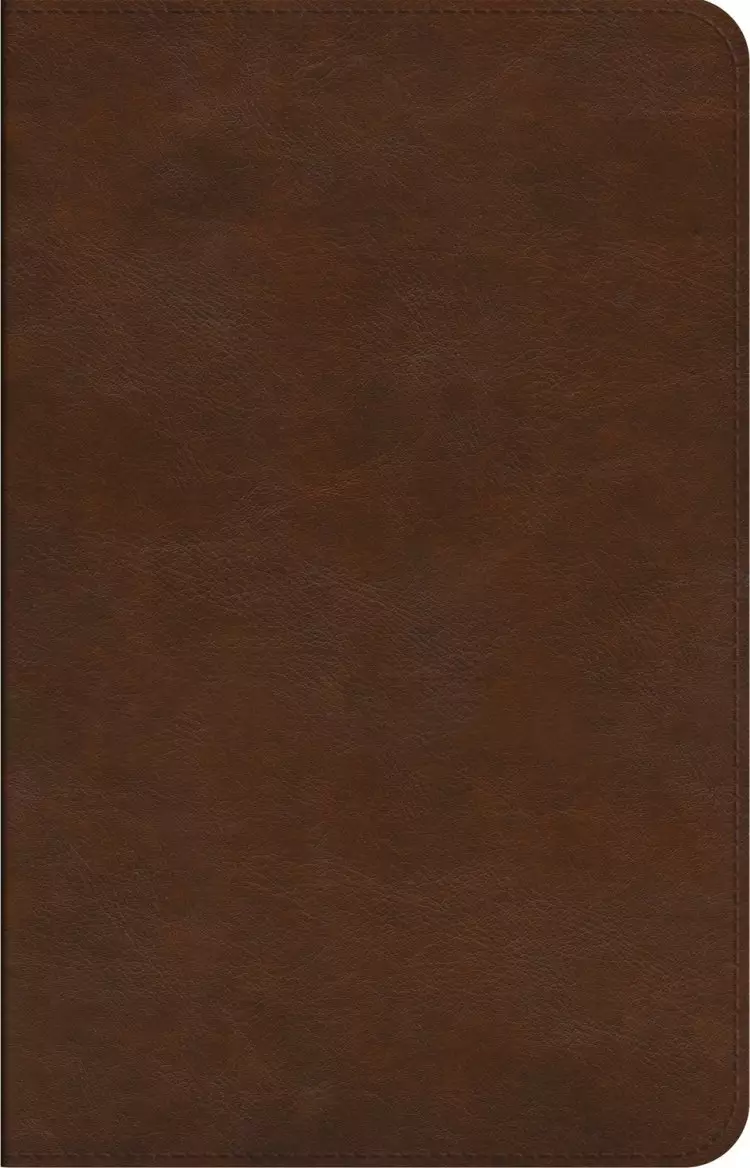 ESV Concise Study Bible, Brown, Imitation Leather, Glossary, Study Notes, Maps, Charts, Illustrations, Articles, Book Introductions