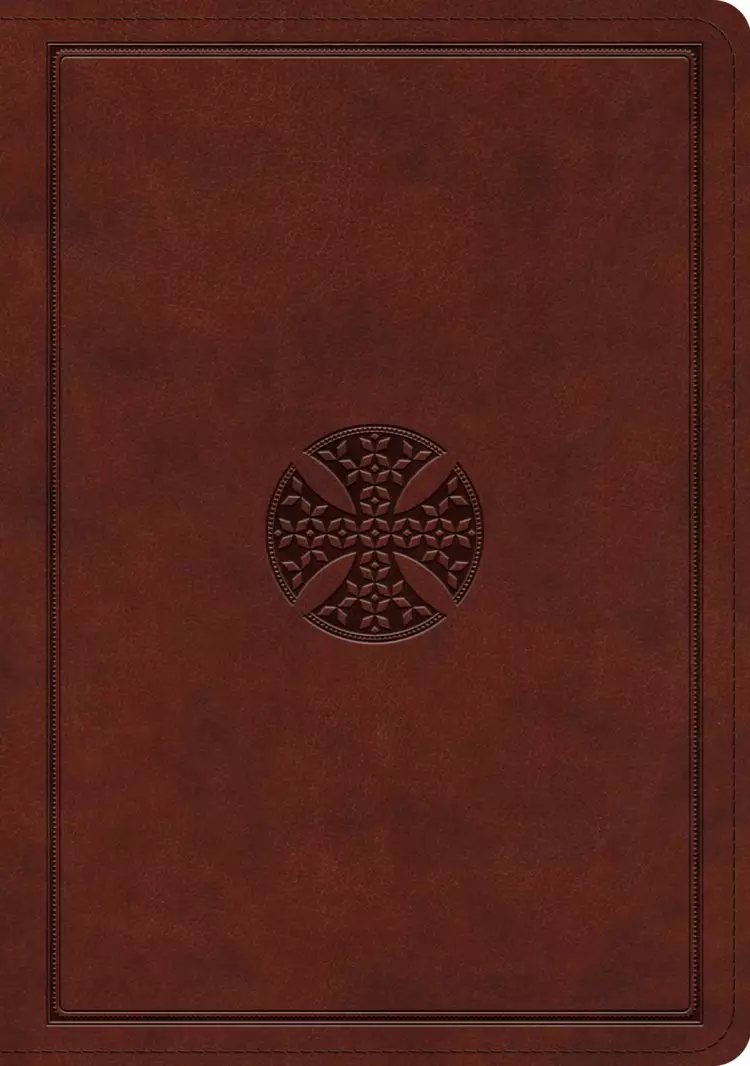ESV Journaling Bible, Interleaved Edition (TruTone, Mahogany, Mosaic Cross Design)