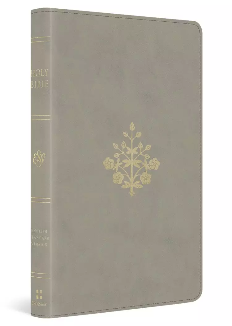 ESV Thinline Bible (TruTone, Stone, Branch Design)