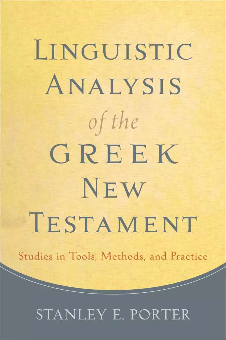 Linguistic Analysis of the Greek New Testament [eBook]