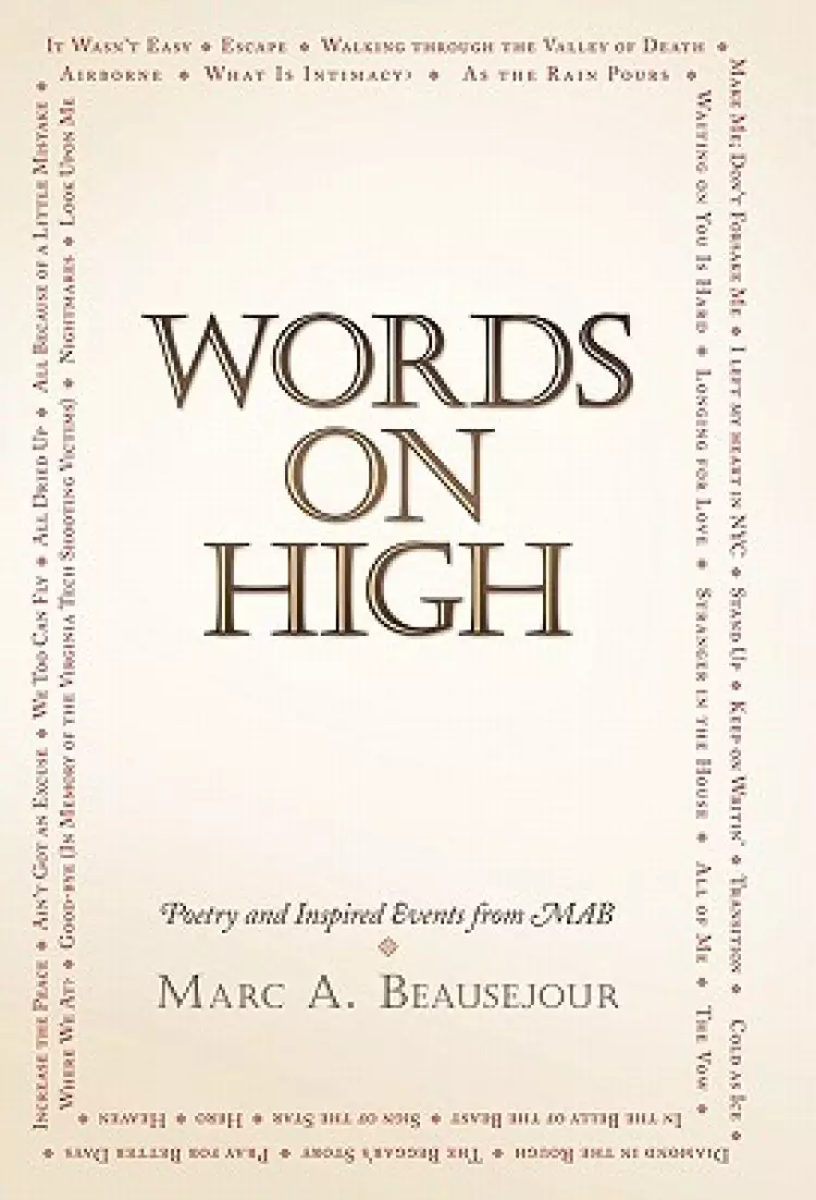 Words on High: Poetry and Inspired Events from Mab