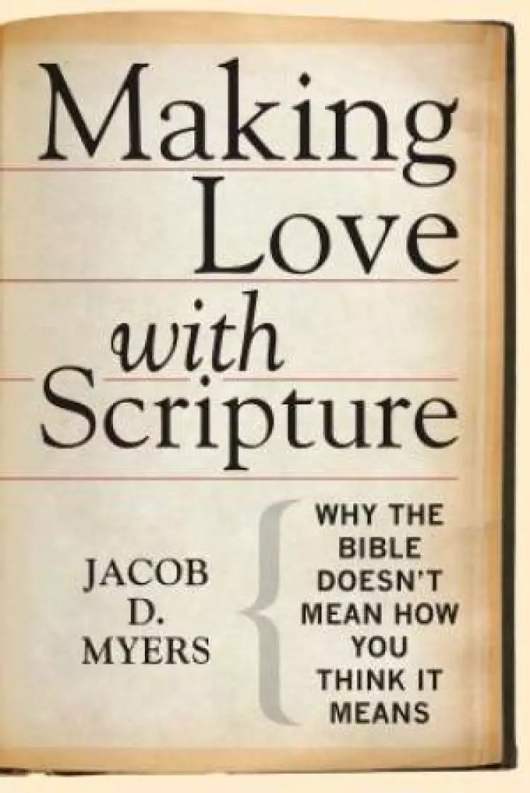 Making Love with Scripture