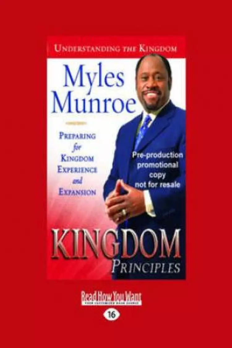 Kingdom Principles Trade Paper: Preparing for Kingdom Experience and Expansion