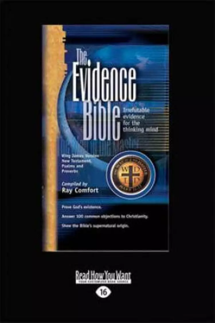 KJV The Evidence Bible New Testament, Large Print