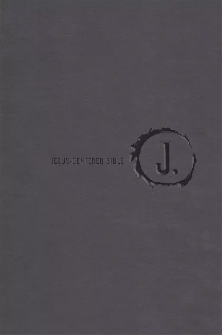 NLT Jesus-Centered Bible, Charcoal