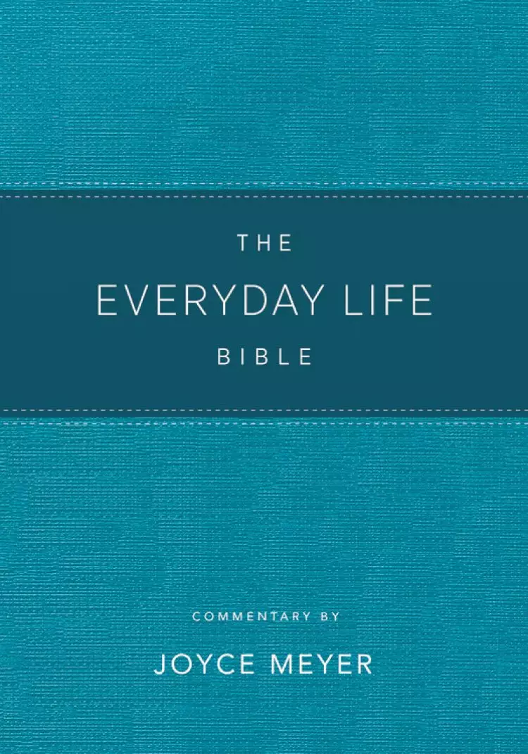 The Everyday Life Bible Teal Imitation Leather