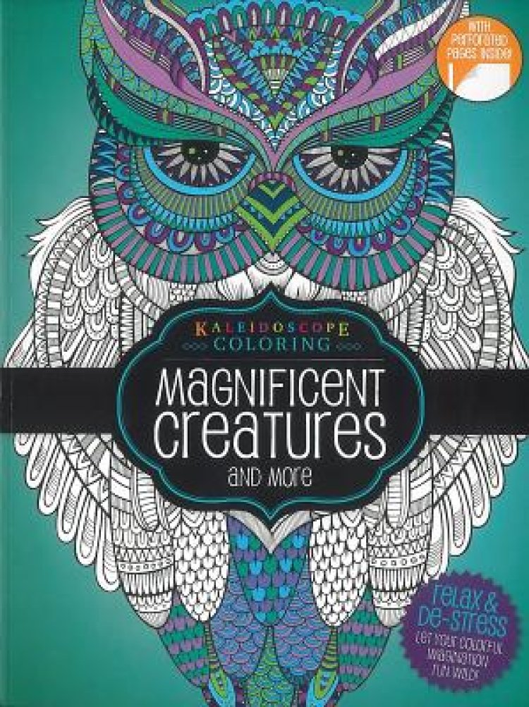Coloring Book-Magnificent Creatures and More: Kaleidoscope Coloring