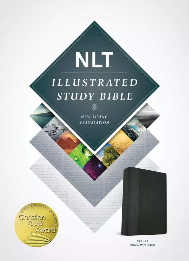 NLT Illustrated Study Bible: Black/Onyx, Imitation Leather