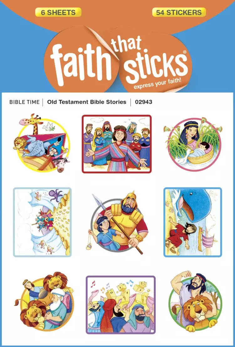 Old Testament Bible Stories - Faith That Sticks Stickers