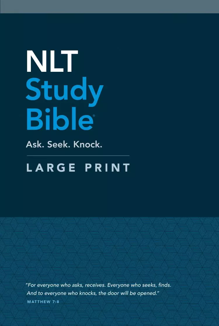 NLT Study Bible Large Print (Hardcover, Red Letter)