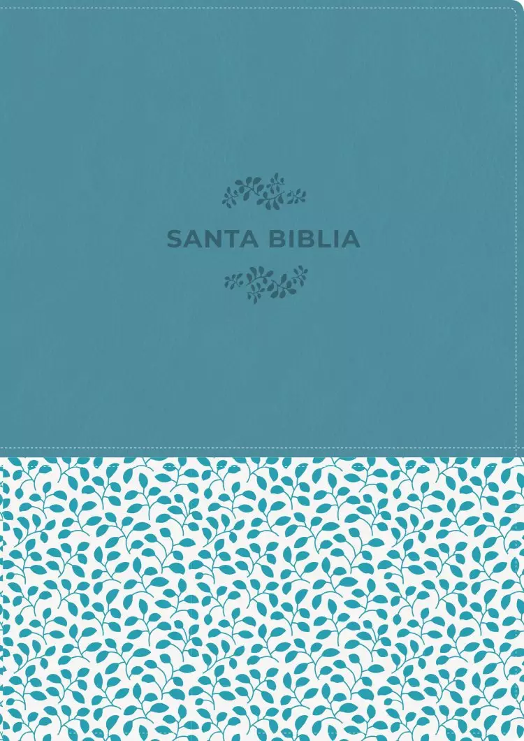 Santa Biblia NTV, Edición de referencia ultrafina, letra grande (SentiPiel, Azul, Letra Roja)
