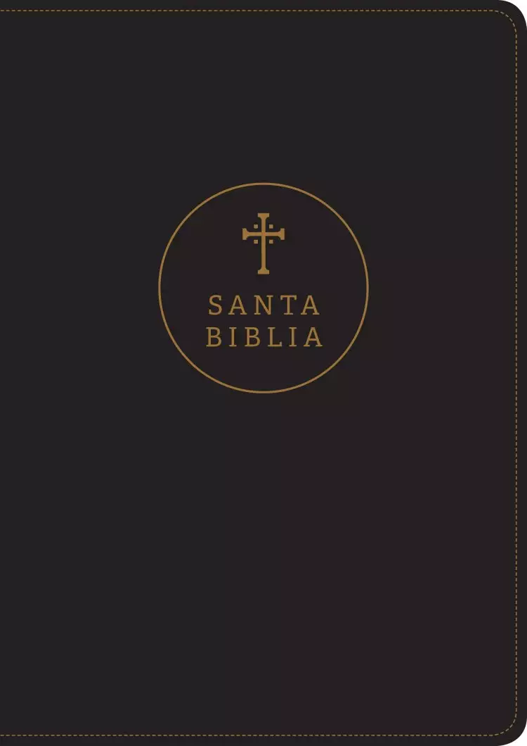 Santa Biblia RVR60, Edición de referencia ultrafina, letra grande (SentiPiel, Negro, Letra Roja)