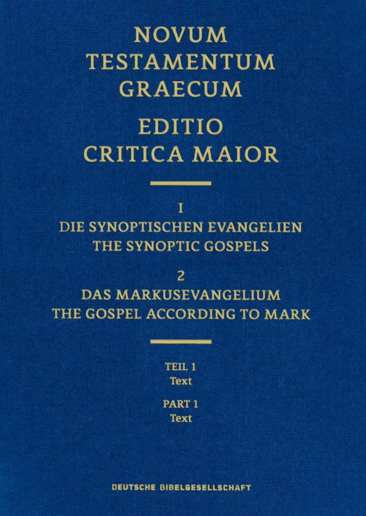 Gospel of Mark, Editio Critica Maior 2.1 (Hardcover)
