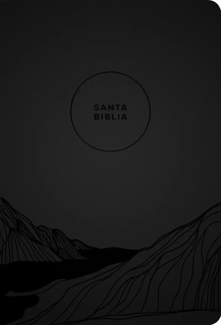 Santa Biblia NTV, Edición compacta, letra grande (SentiPiel, Carbón, Letra Roja)