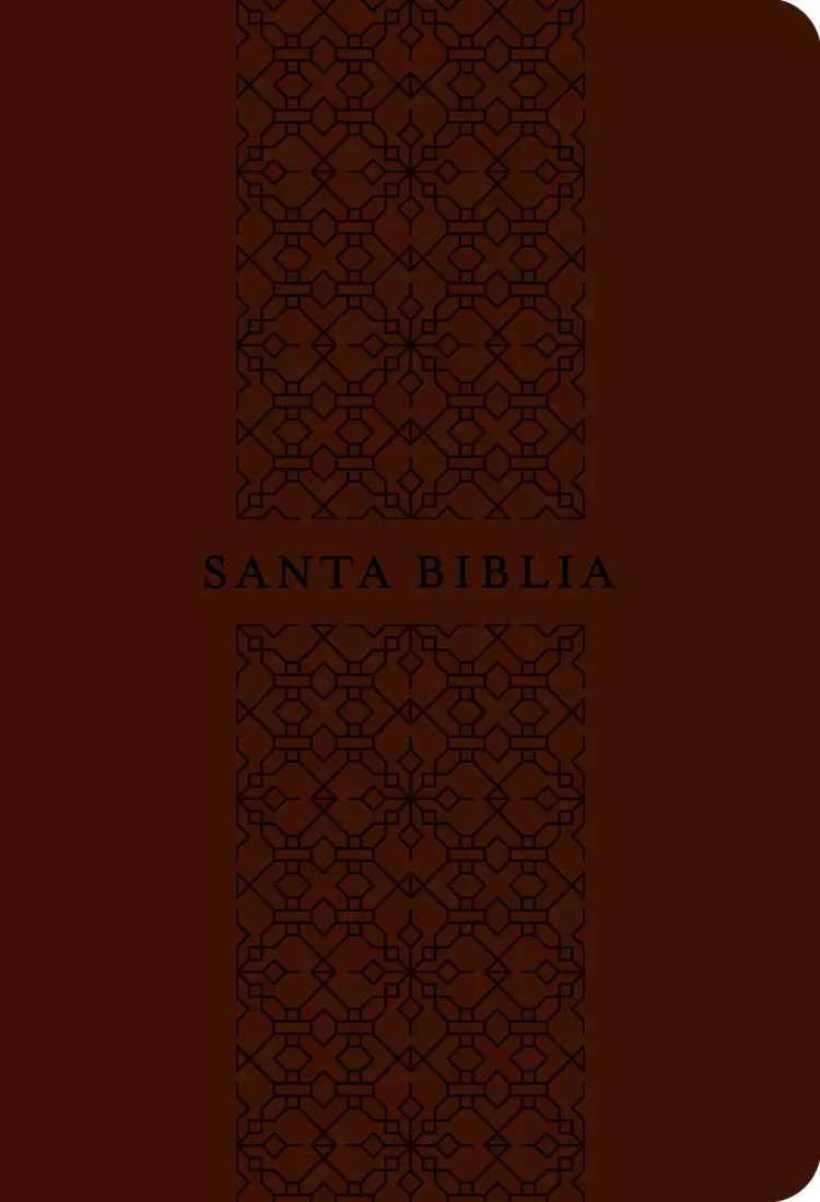 Santa Biblia NTV, Edición compacta, letra grande (SentiPiel, Café, Índice, Letra Roja)
