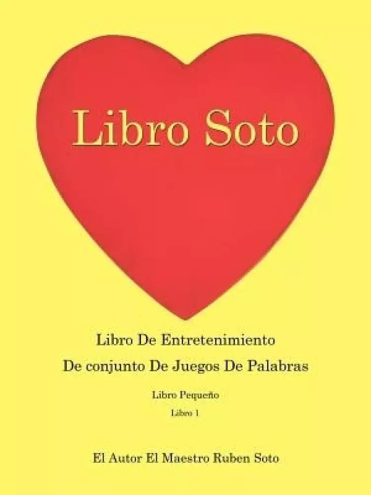 Libro Soto: Libro De Entretenimiento De Conjunto De Juegos De Palabras
