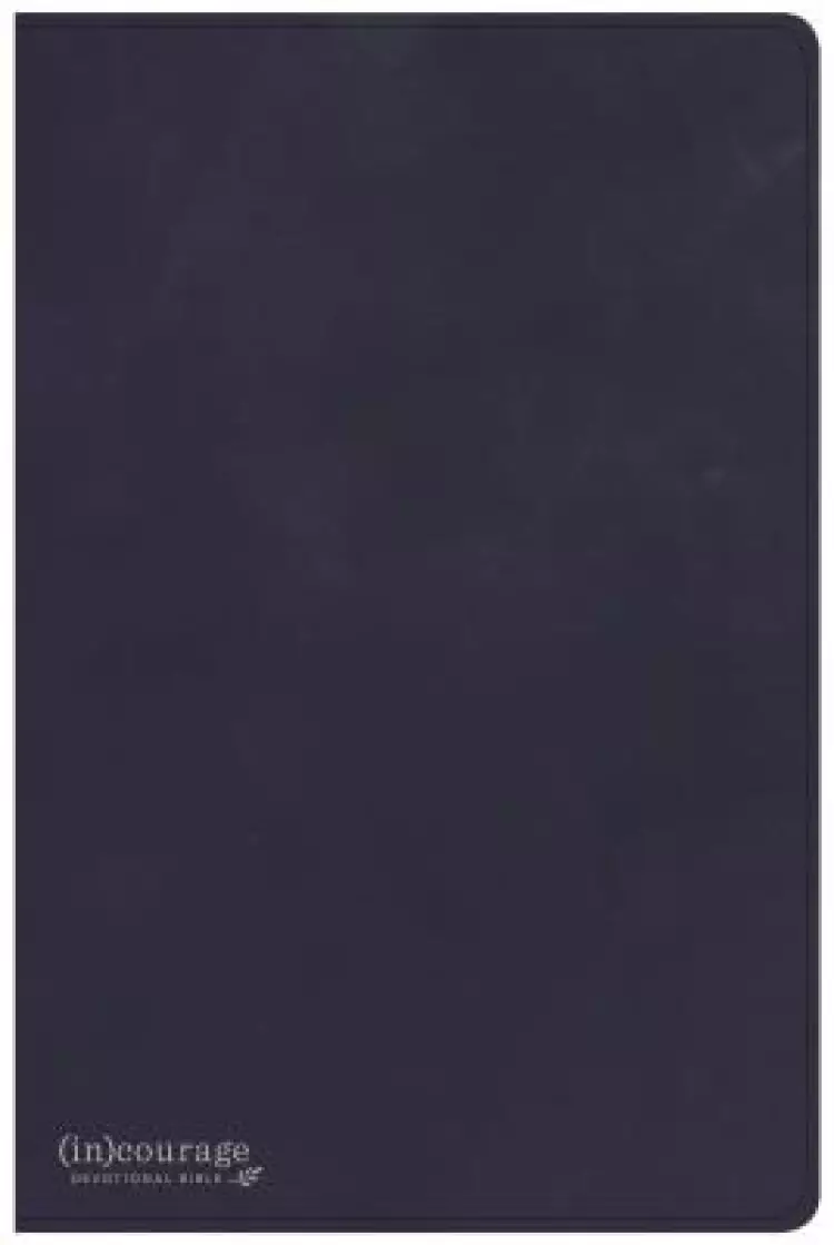 CSB (in)courage Devotional Bible, Navy Genuine Leather Index