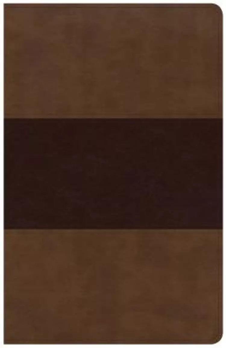 KJV Large Print Personal Size Reference Bible, Saddle Brown Leathertouch Indexed