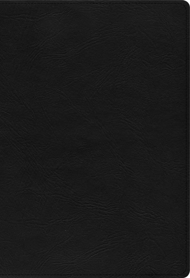 KJV Super Giant Print Reference Bible, Black Genuine Leather, Indexed