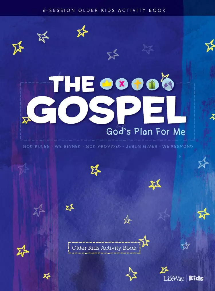 Gospel: God's Plan for Me - Older Kids Activity Book
