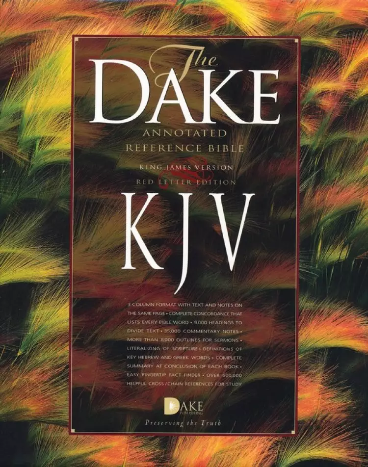 KJV Dake Annotated Reference Bible