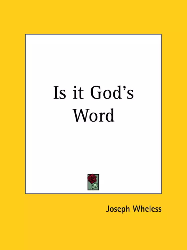 Is it God's Word?