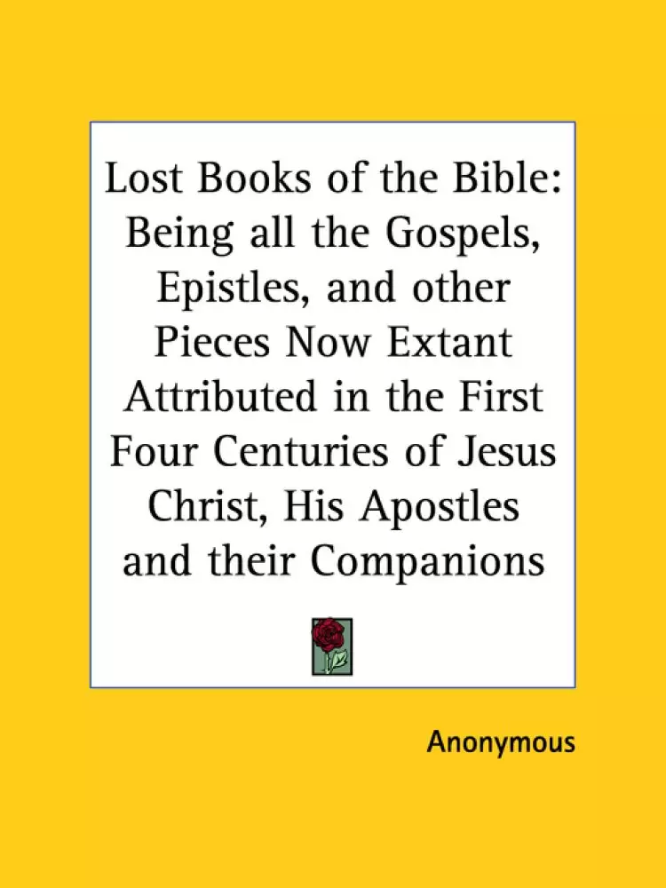 Lost Books Of The Bible