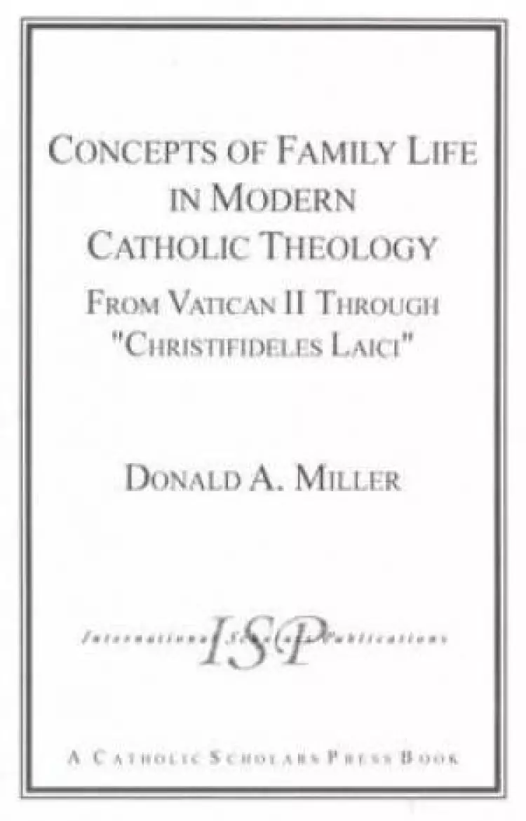 Concepts of Family Life in Mod (Distinguished Research)