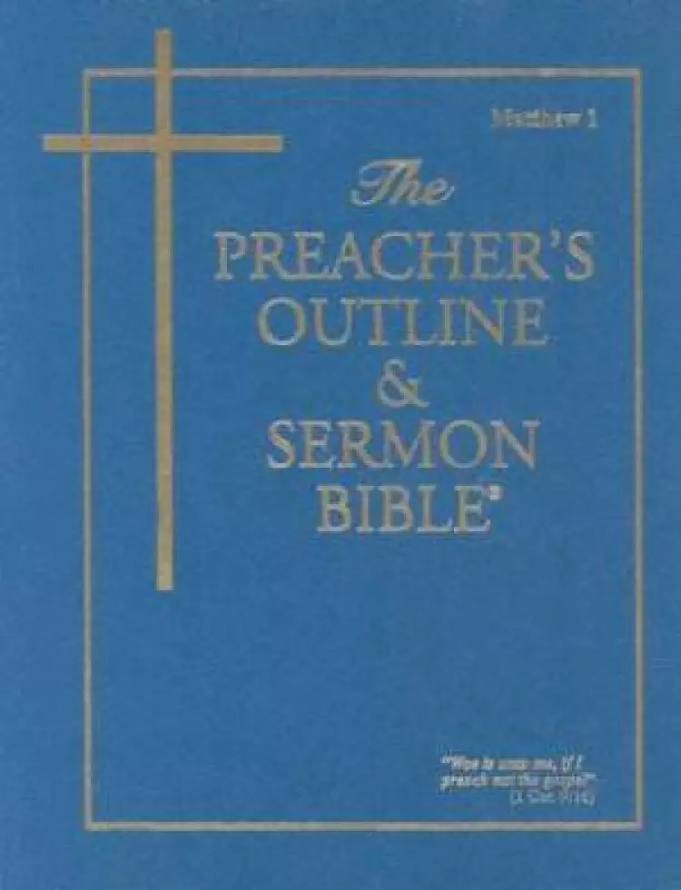 Matthew 1 KJV Preacher Edition