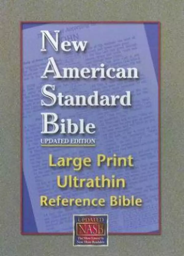 Large Print Ultrathin Reference Bible