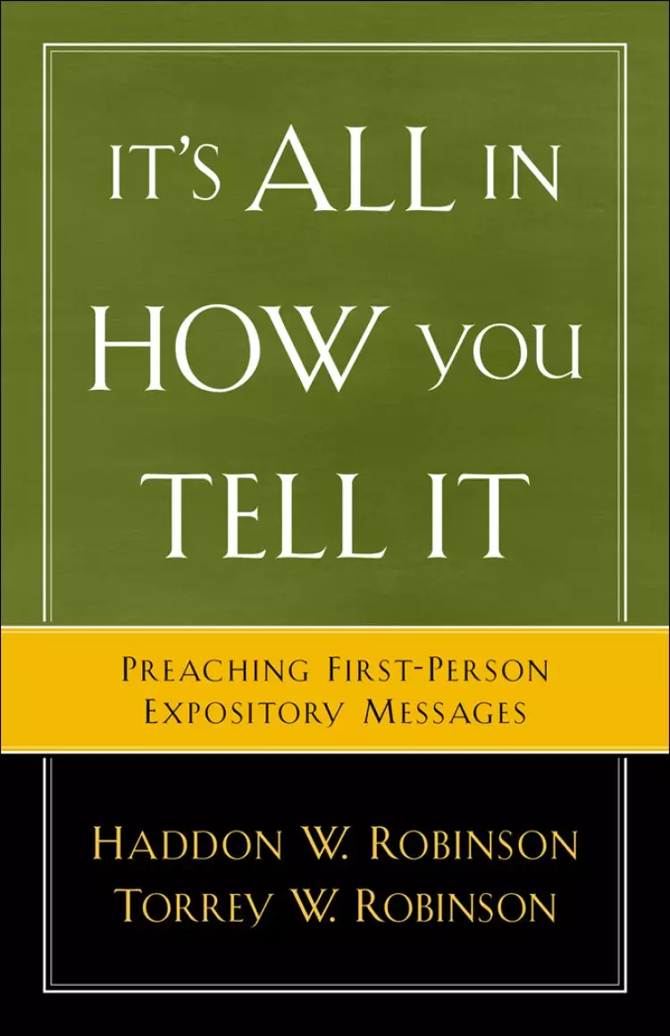 It's All in How You Tell It [eBook]