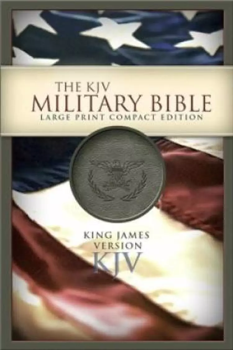 KJV Military Bible, Large Print, Compact Edition