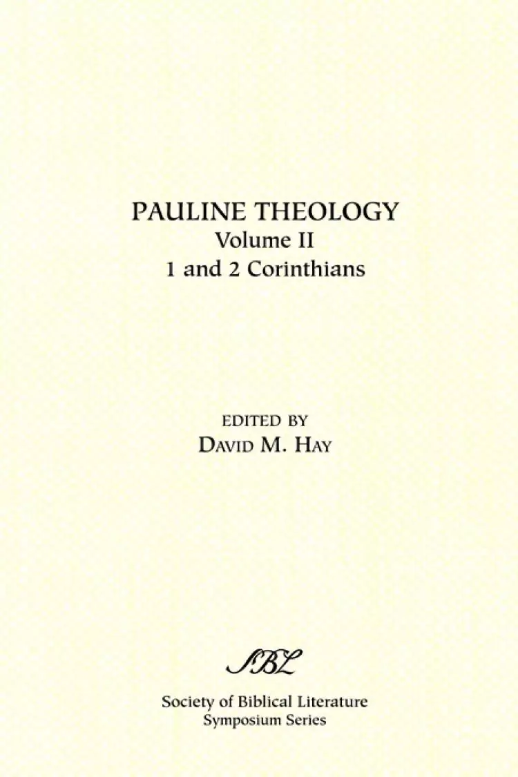 Pauline Theology, Volume Ii