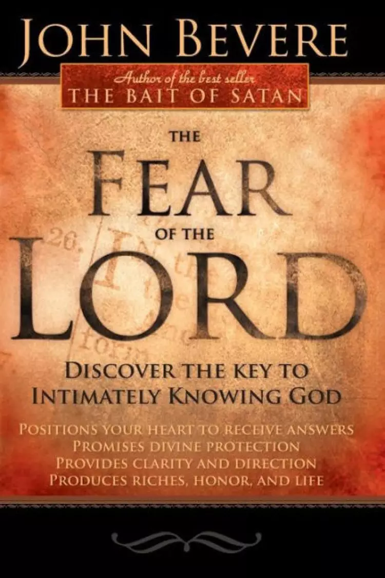Fear Of The Lord: The  New Revised Edition