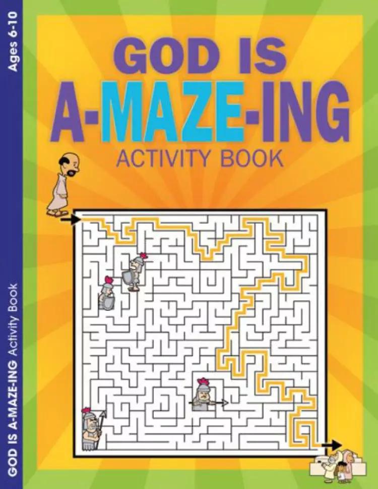 God Is A Maze Ing Activity Book