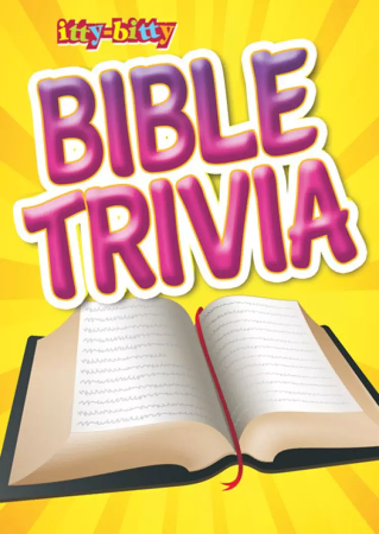 Itty Bitty: Bible Trivia Activity Book
