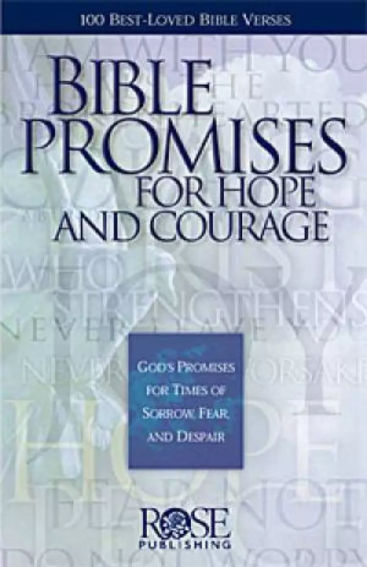 Bible Promises For Hope And Courage Pamphlet