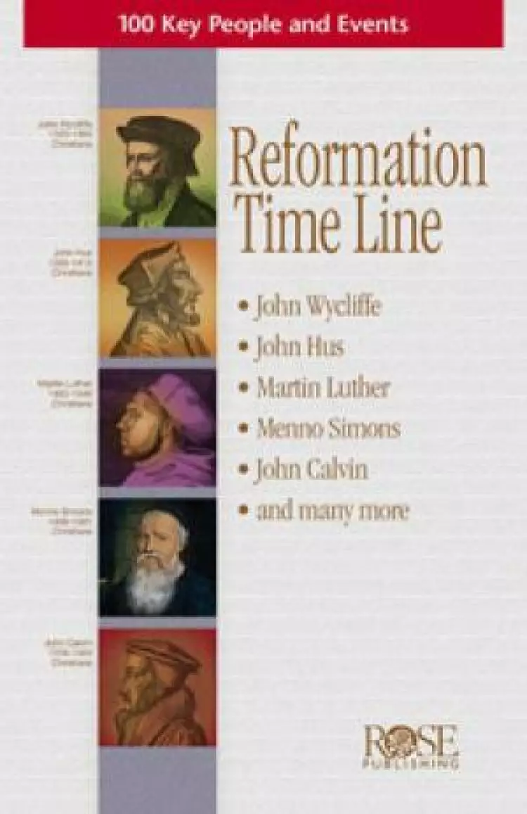 Reformation Time Line Pamphlet