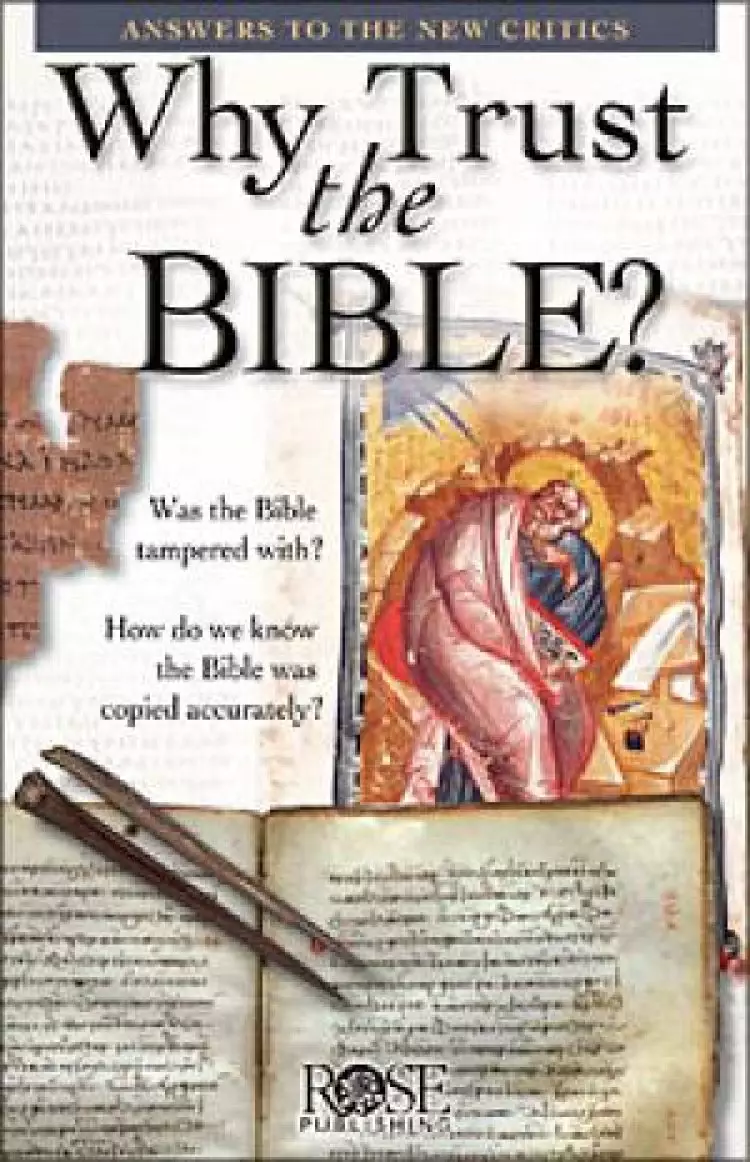 Why Trust The Bible Pamphlet Pack Of 5