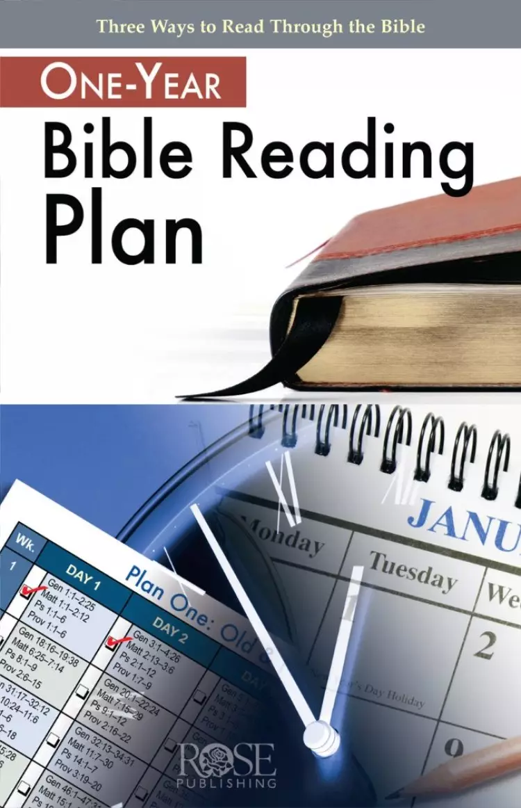 1 Year Bible Reading Plan Pamphlet