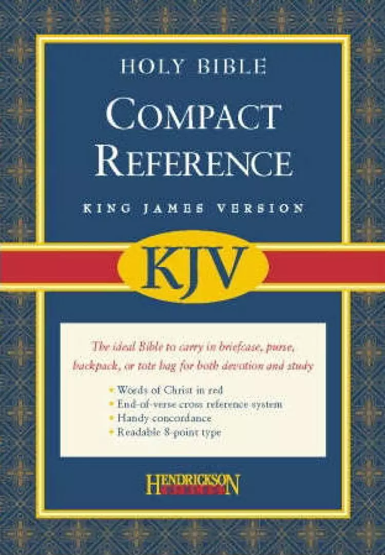 KJV Compact Bible: Burgundy