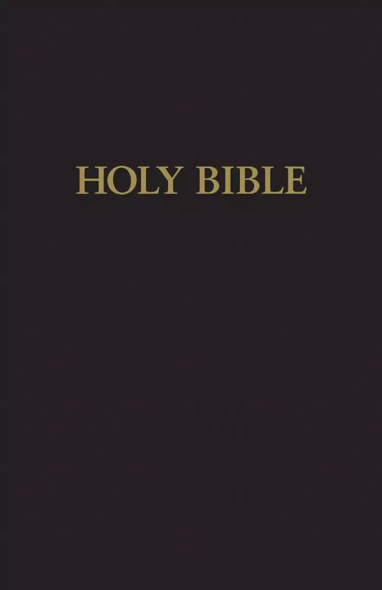 KJV Large Print Pew Bible: Black Hardback