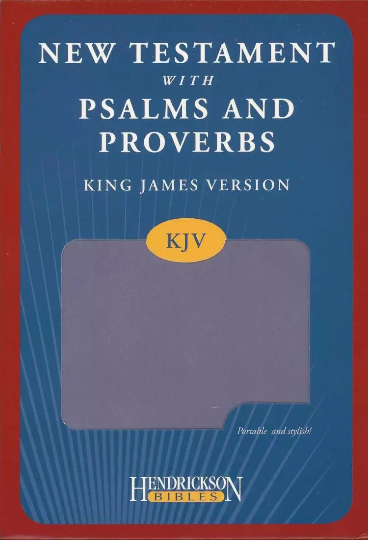KJV New Testament with Psalms and Proverbs: Lilac, Imitation Leather