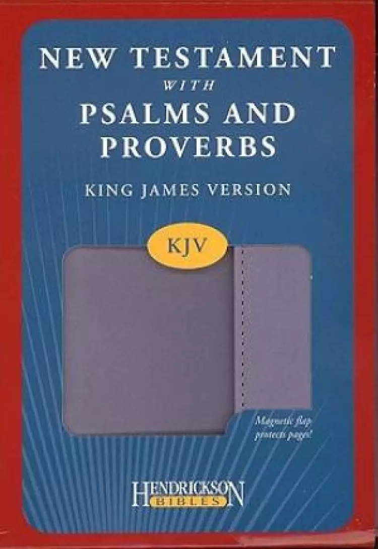 KJV New Testament with Psalms and Proverbs: Lavender, Imitation Leather, Flap Closure