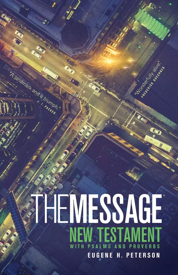 The Message Bible Personal, New Testament, Blue, Paperback