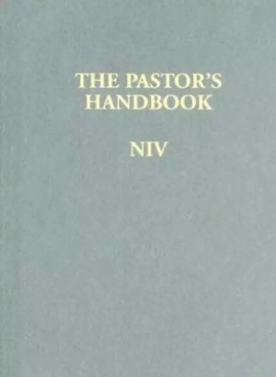 Pastors Handbook NIV