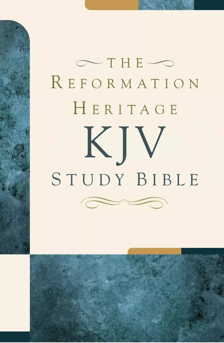 KJV Reformation Heritage Study Bible