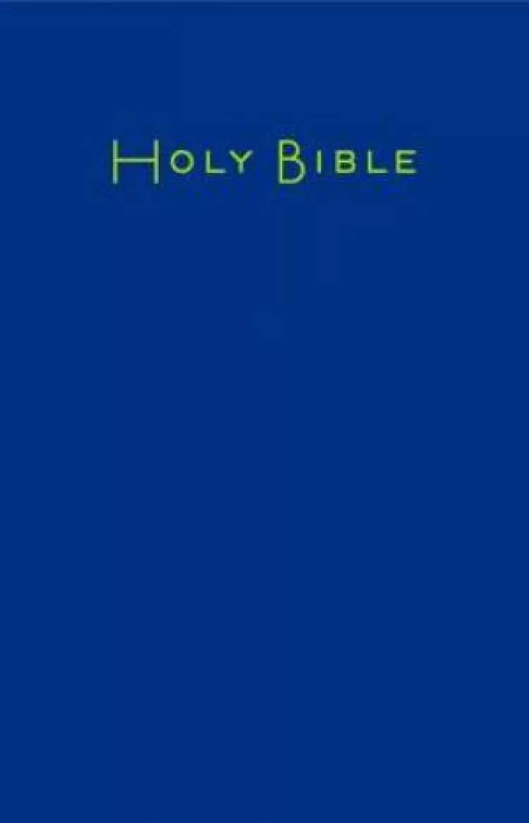 CEB Church Bible Large Print Edition - Navy Blue